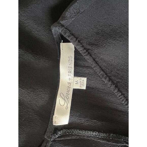 Lovers & Friends Shimmy Dress Black Size Medium MSRP $160 - Picture 4 of 10